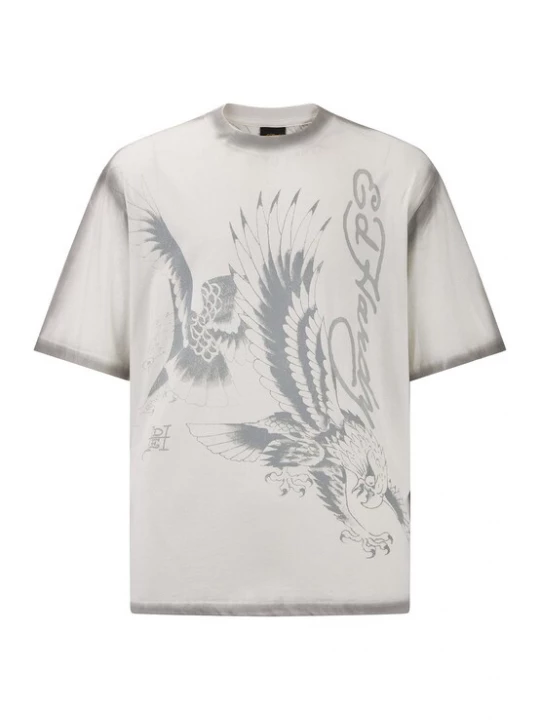 Obrázek produktu Ed Hardy Tričko světle šedá / bílá
