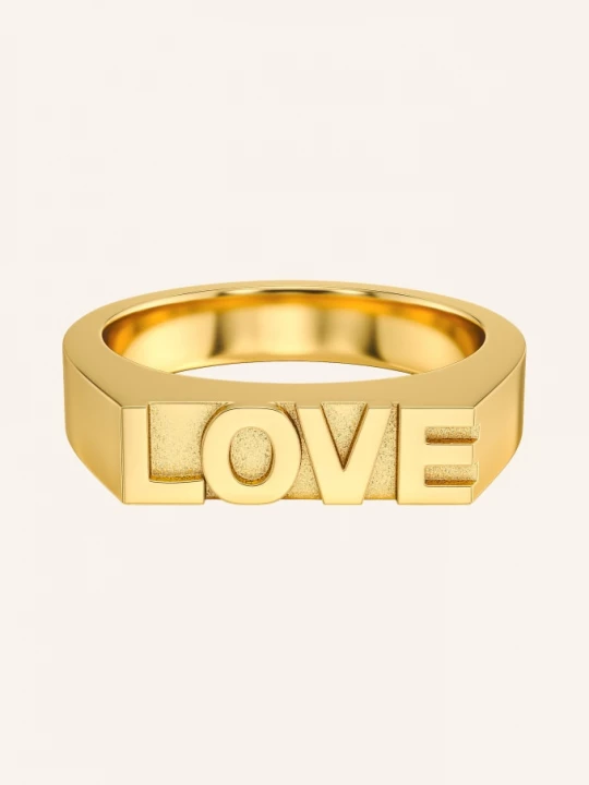 Obrázek produktu Edblad Prsten Love Signet zlatá