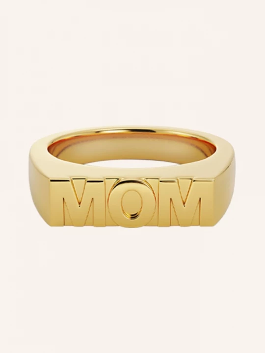 Obrázek produktu Edblad Prsten Signet Mom zlatá