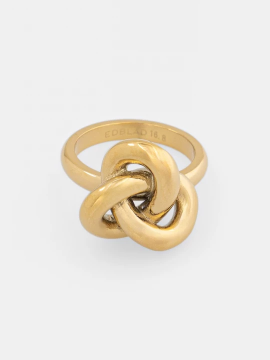 Obrázek produktu EDBLAD prstýnek dámský pozlacený kov Infinity Knot zlatá