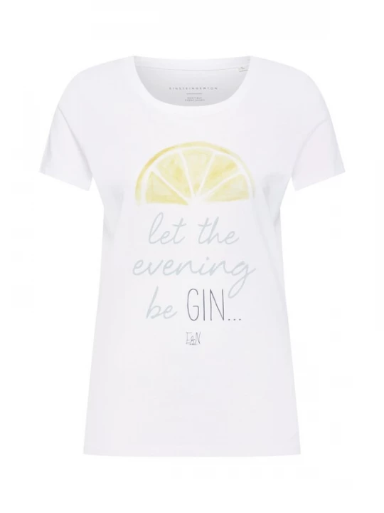 Obrázek produktu EINSTEIN & NEWTON Tričko 'Gin'  žlutá / bílá
