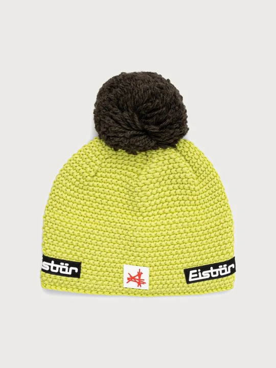 Obrázek produktu Eisbar pletená čepice s merino vlnou Jamie Pompon MÜ SA Eisbär zelená