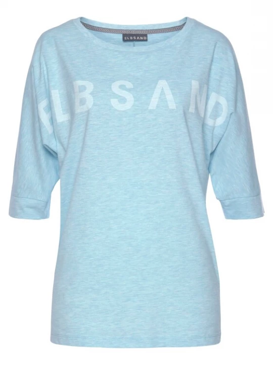 Obrázek produktu Elbsand Oversized tričko  modrý melír