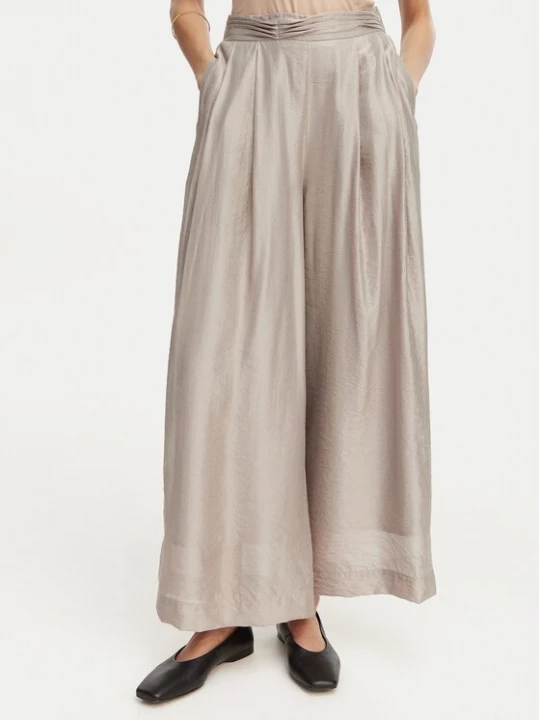 Obrázek produktu Eleh Kalhoty z materiálu SS260269 Šedá Wide Leg
