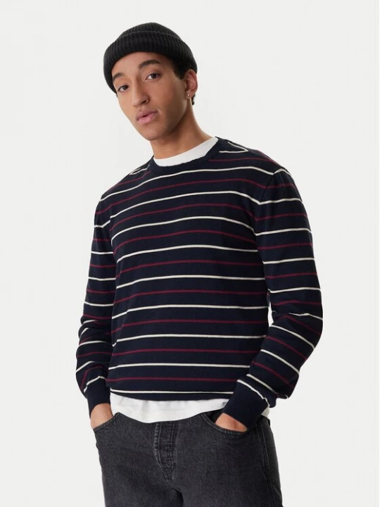 Obrázek produktu Element Svetr Icon Embroidery ELYSW00115 Tmavomodrá Regular Fit