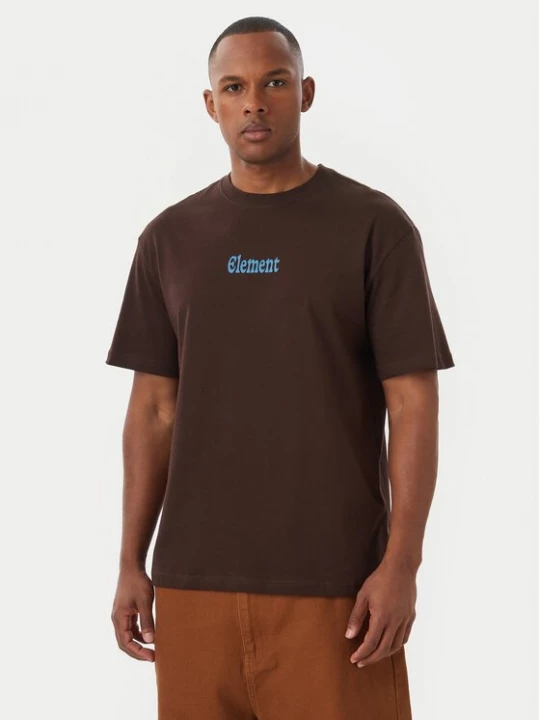 Obrázek produktu Element T-Shirt Bad Doggie ELYZT00560 Tmavě hnědá Regular Fit