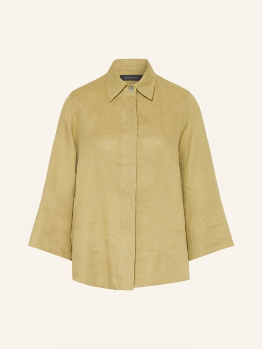 Obrázek produktu Elena Miro Lněná Košile S 3/4 Rukávy olivová Elena Mirò