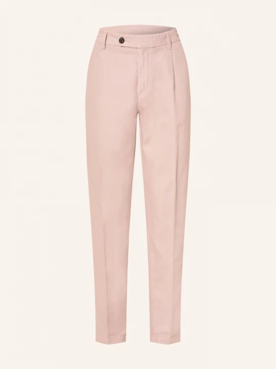 Obrázek produktu Eleventy Chino Extra Slim Fit S Lnem starorůžová