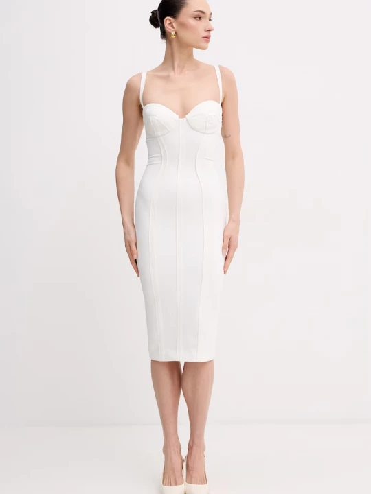 Obrázek produktu Elisabetta Franchi Bodycon šaty béžová