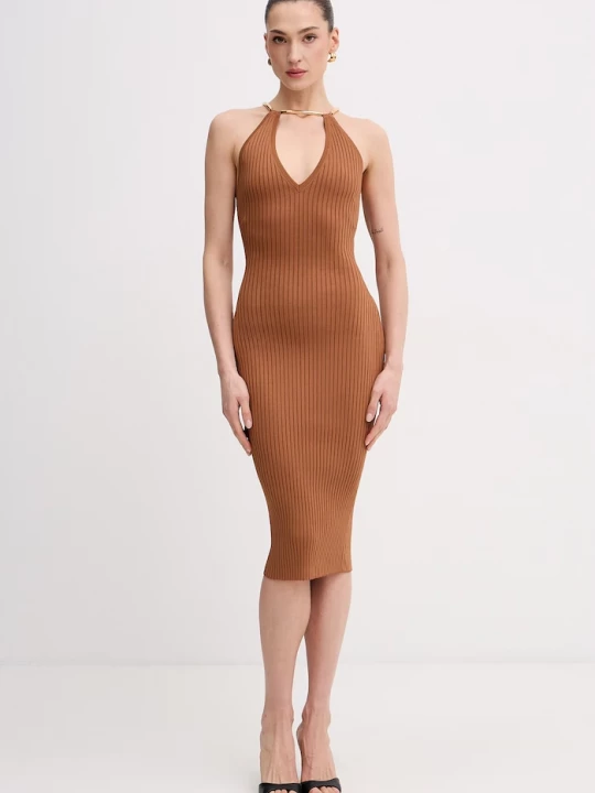 Obrázek produktu Elisabetta Franchi bodycon šaty hnědá