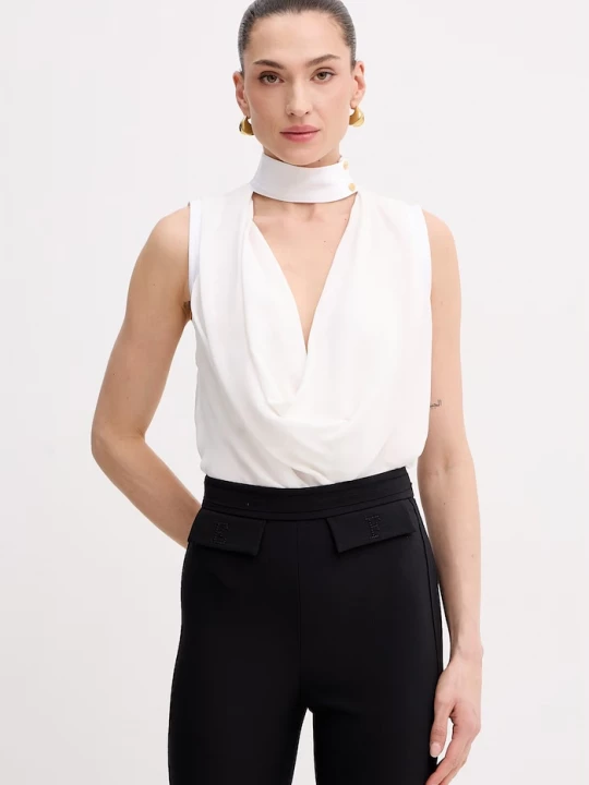 Obrázek produktu Elisabetta Franchi dámská halenka z viskózy béžová