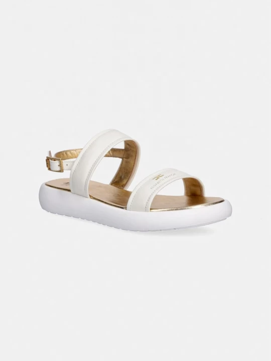Obrázek produktu Elisabetta Franchi Dětské kožené sandály Elisabetta Franchi béžová