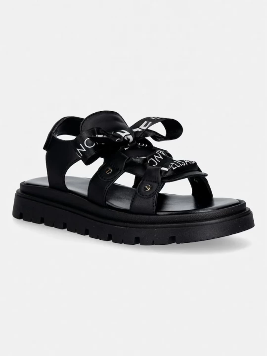 Obrázek produktu Elisabetta Franchi Dětské kožené sandály Elisabetta Franchi černá
