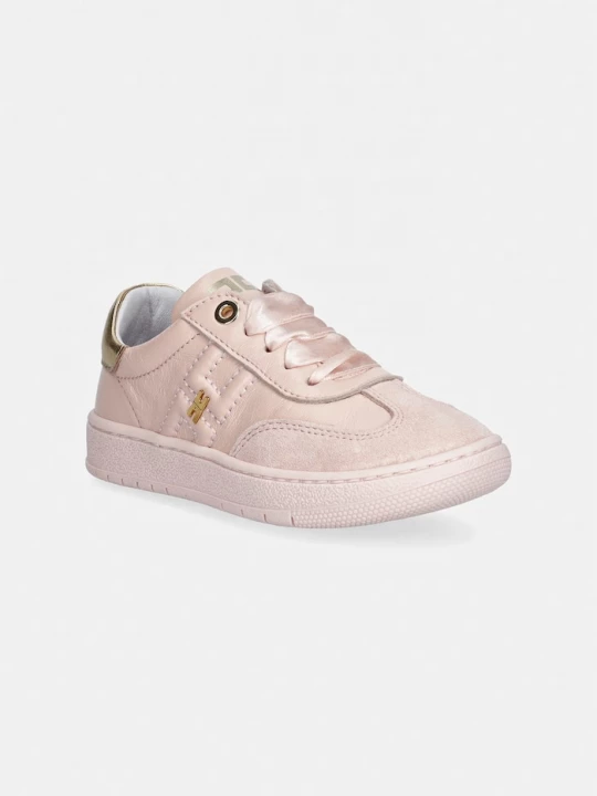 Obrázek produktu Elisabetta Franchi Dětské kožené tenisky Elisabetta Franchi růžová