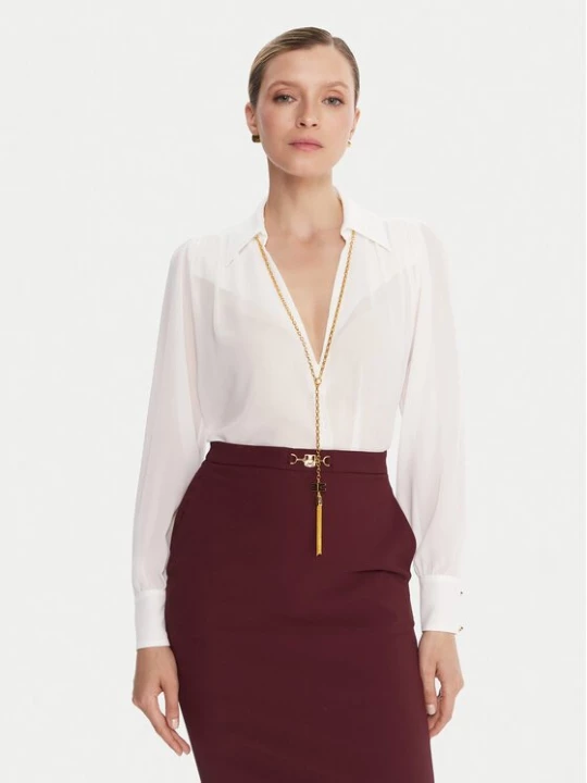 Obrázek produktu Elisabetta Franchi Halenka CA-133-57E2-V400 Bílá Regular Fit