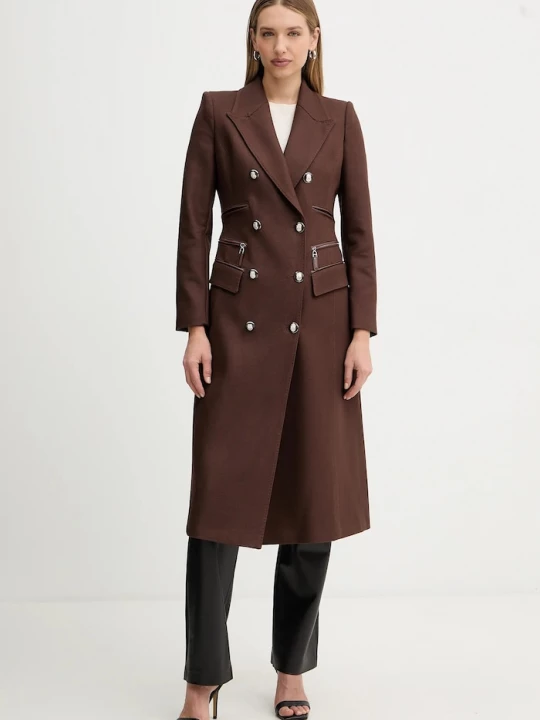 Obrázek produktu Elisabetta Franchi Kabát Elisabetta Franchi hnědá