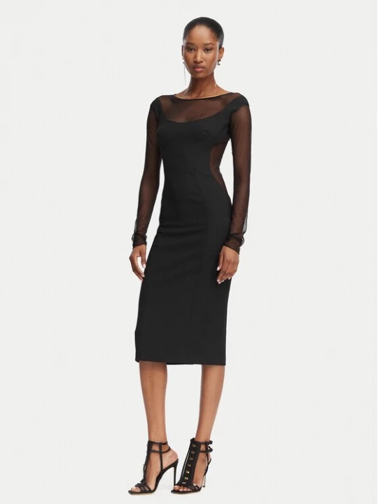 Obrázek produktu Elisabetta Franchi Koktejlové šaty AB-898-62E2-V390 Černá Slim Fit