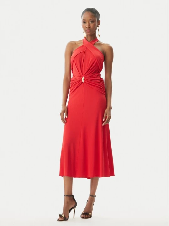 Obrázek produktu Elisabetta Franchi Koktejlové šaty AB71952E2 CG5 Červená Regular Fit