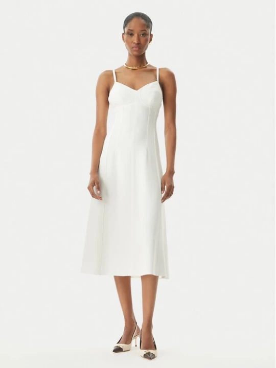 Obrázek produktu Elisabetta Franchi Koktejlové šaty AB74852E2 360 Bílá Regular Fit