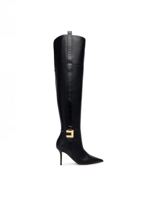 Obrázek produktu Elisabetta Franchi Kozačky SA-04L-56E2 Černá
