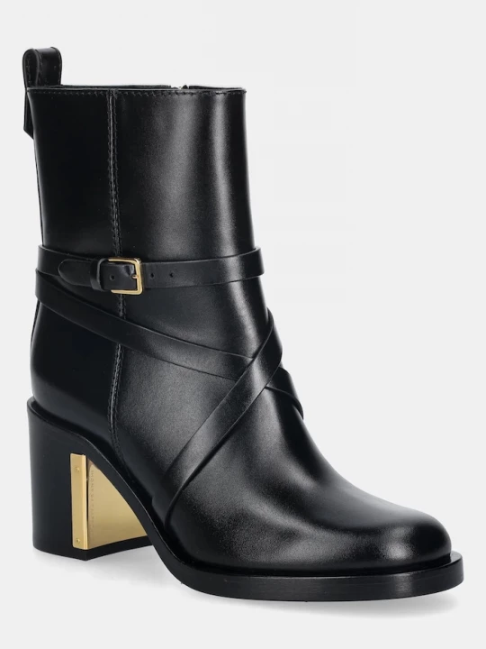 Obrázek produktu Elisabetta Franchi Kožené kotníkové boty Elisabetta Franchi černá