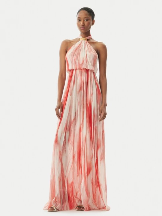 Obrázek produktu Elisabetta Franchi Letní šaty ABR4752E2 CP9 Červená Regular Fit