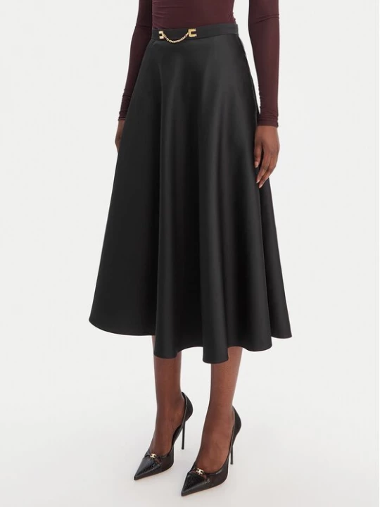 Obrázek produktu Elisabetta Franchi Midi sukně GO-156-61E2-V320 Černá Regular Fit