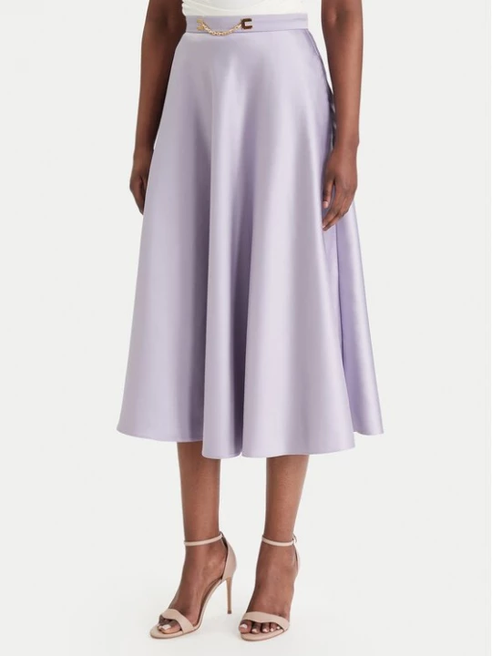 Obrázek produktu Elisabetta Franchi Midi sukně GO-156-61E2-V320 Fialová Regular Fit