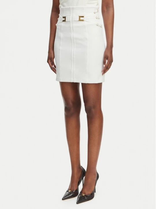 Obrázek produktu Elisabetta Franchi Mini sukně GO-167-61E2-V320 Bílá Regular Fit