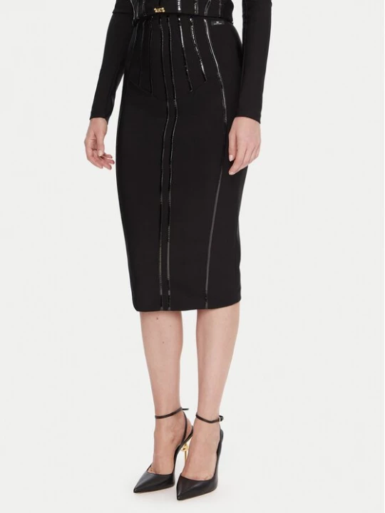 Obrázek produktu Elisabetta Franchi Pouzdrová sukně GO-124-57E2-V460 Černá Slim Fit