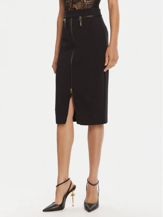 Obrázek produktu Elisabetta Franchi Pouzdrová sukně GO-134-56E2-V390 Černá Regular Fit