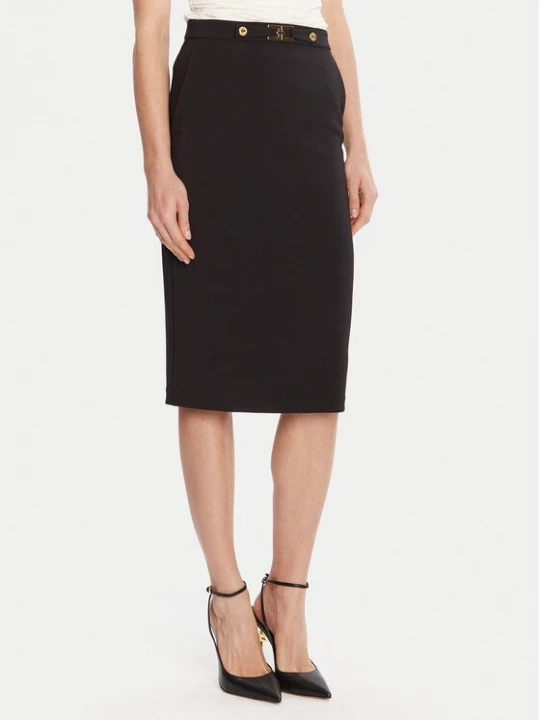 Obrázek produktu Elisabetta Franchi Pouzdrová sukně GO-137-56E2-V320 Černá Regular Fit