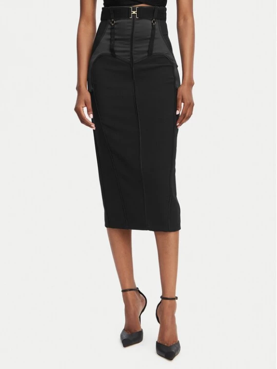 Obrázek produktu Elisabetta Franchi Pouzdrová sukně GO-148-62E2-V440 Černá Slim Fit