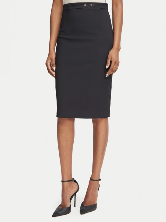 Obrázek produktu Elisabetta Franchi Pouzdrová sukně GO-223-66E2-V320 Černá Slim Fit