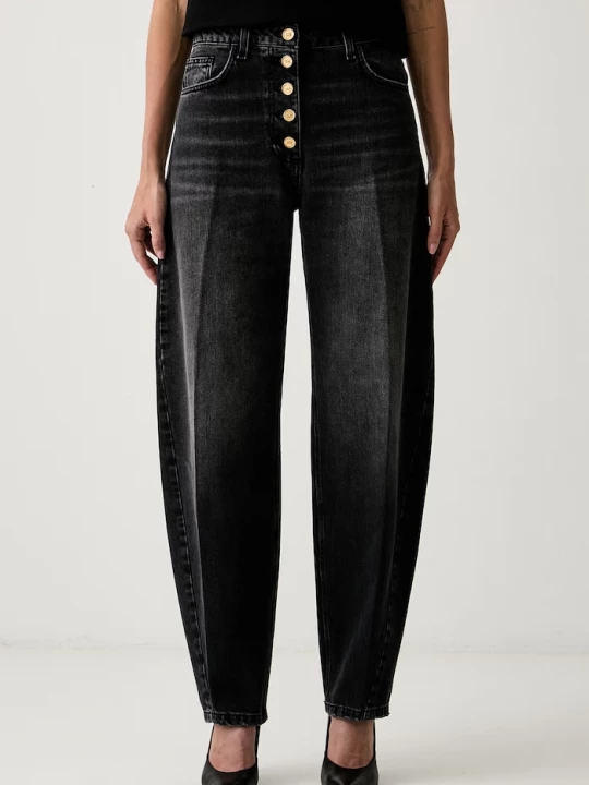 Obrázek produktu Elisabetta Franchi relaxed fit džíny dámské černá