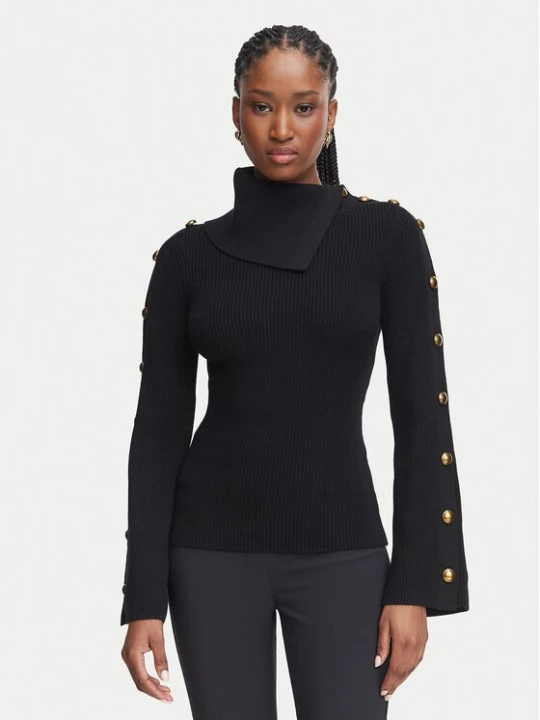 Obrázek produktu Elisabetta Franchi Rolák MK-03S-66E2-V420 Černá Slim Fit