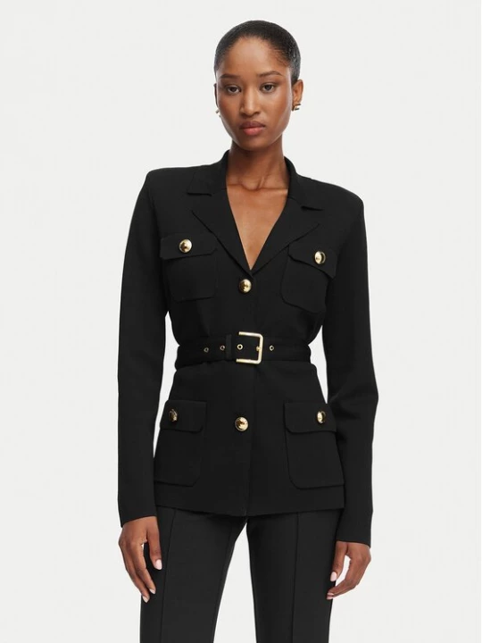 Obrázek produktu Elisabetta Franchi Sako MK-10B-62E2-V600 Černá Slim Fit