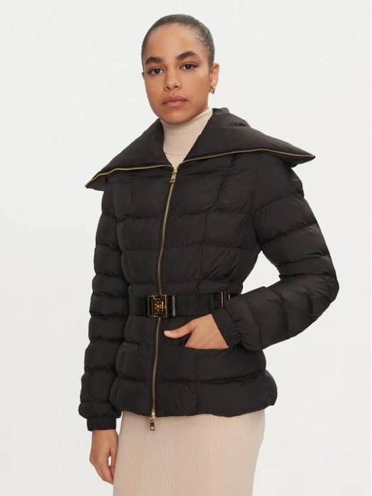 Obrázek produktu Elisabetta Franchi Vatovaná bunda PI-76D-46E2-X680 Černá Regular Fit