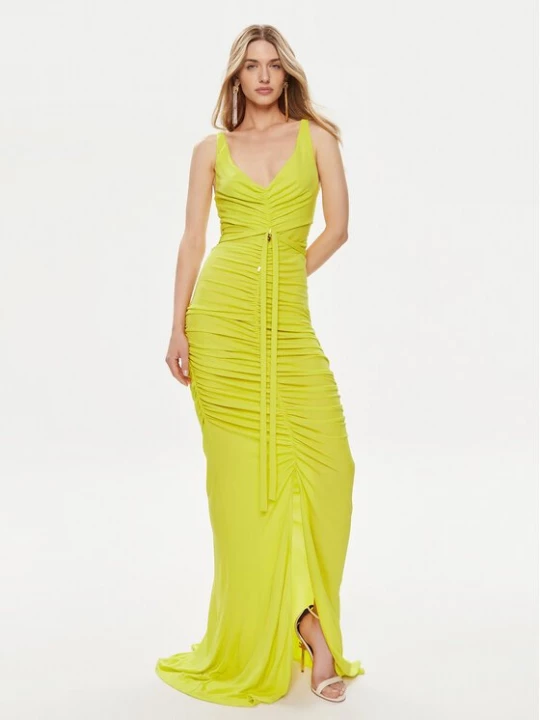 Obrázek produktu Elisabetta Franchi Večerní šaty AB-590-42E2-V780 Zelená Slim Fit