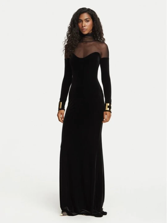 Obrázek produktu Elisabetta Franchi Večerní šaty AB-R29-67E2-V690 Černá Slim Fit