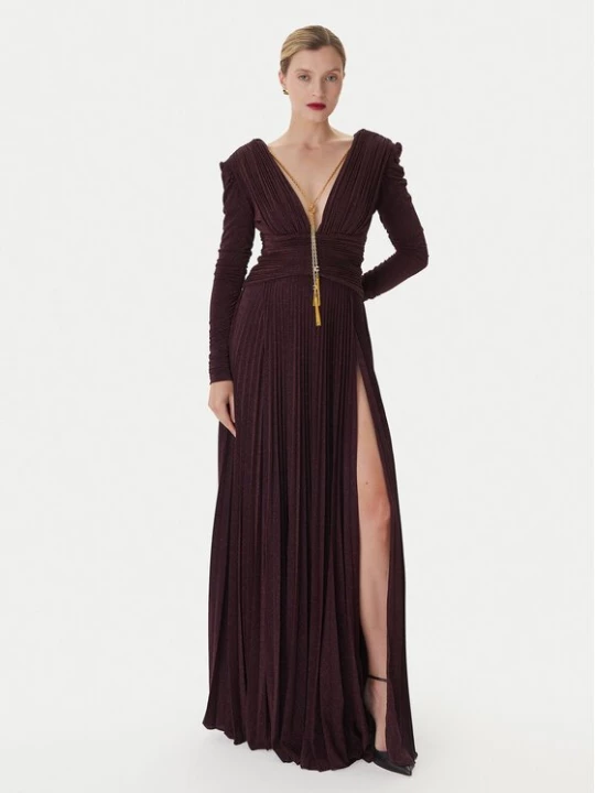 Obrázek produktu Elisabetta Franchi Večerní šaty AB-R40-57E2-V850 Bordó Regular Fit