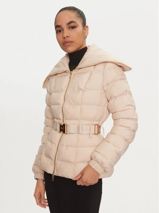 Obrázek produktu Elisabetta Franchi Zimní bunda PI-76D-46E2-V680 Écru Regular Fit Krémová