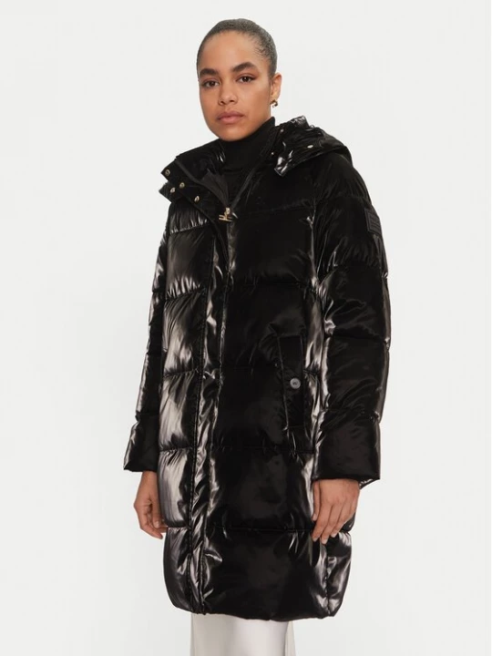 Obrázek produktu Elisabetta Franchi Zimní bunda PI-79Z-46E2-V650 Černá Regular Fit