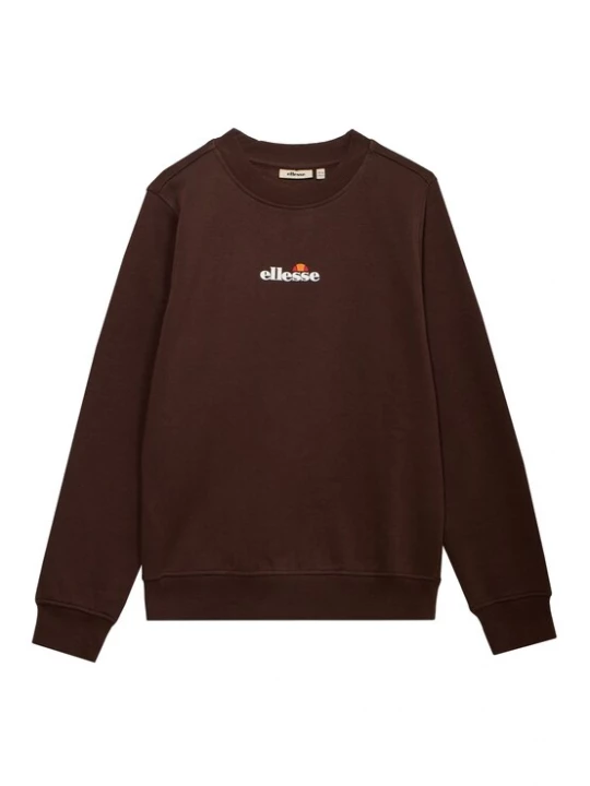 Obrázek produktu ELLESSE Mikina 'Fairros' tmavě hnědá / jasně oranžová / grenadina / bílá
