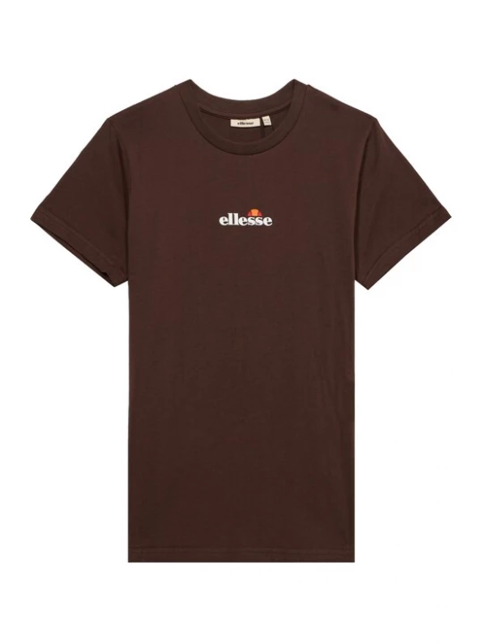 Obrázek produktu ELLESSE Tričko 'Durare' tmavě hnědá / bílá