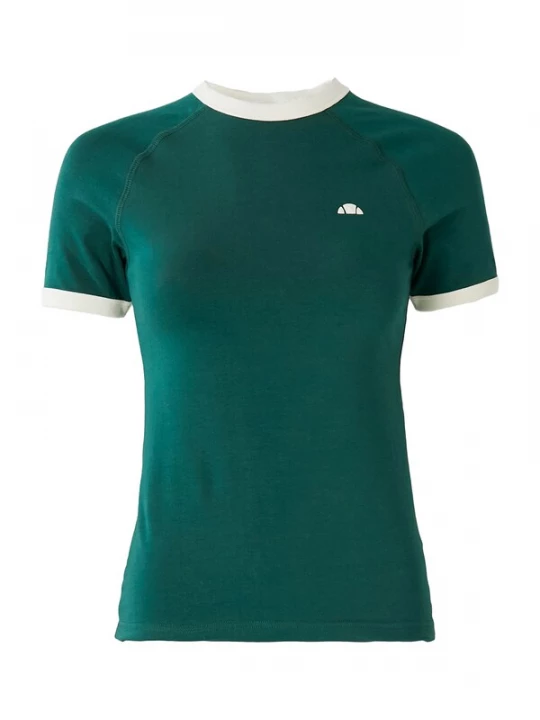 Obrázek produktu ELLESSE Tričko 'Etchemin' tmavě zelená / bílá