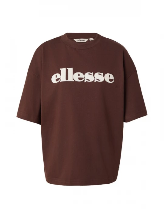 Obrázek produktu ELLESSE Tričko 'Visio' tmavě hnědá / bílá