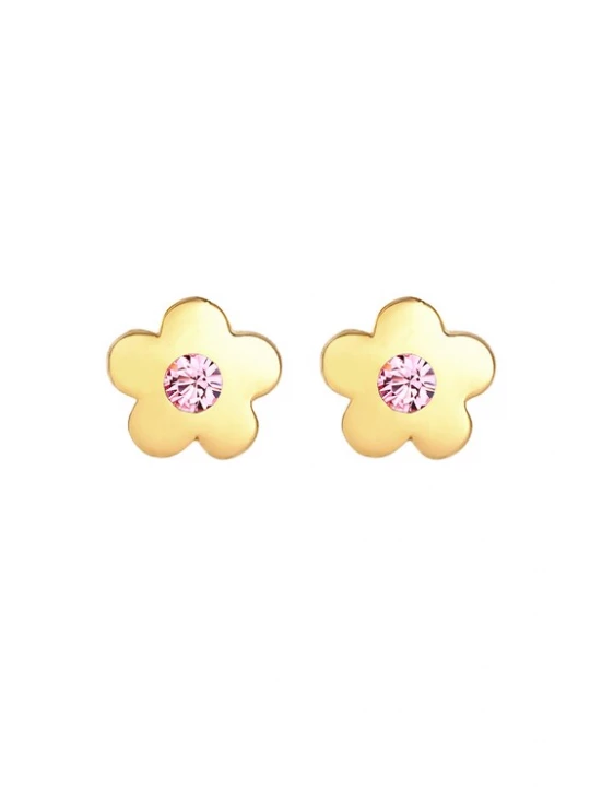 Obrázek produktu ELLI Šperky 'Blume' zlatá / pink