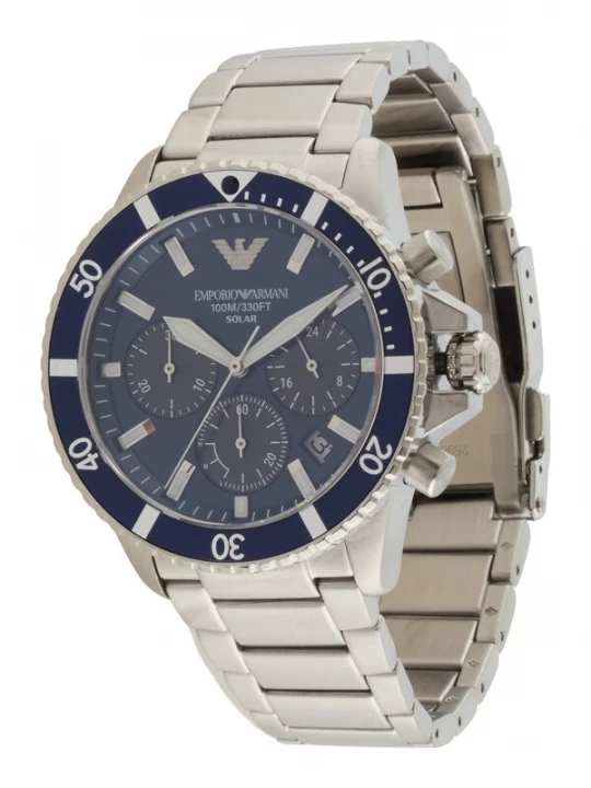 Obrázek produktu Emporio Armani Analogové hodinky 'WORLD EXPLORER' stříbrná