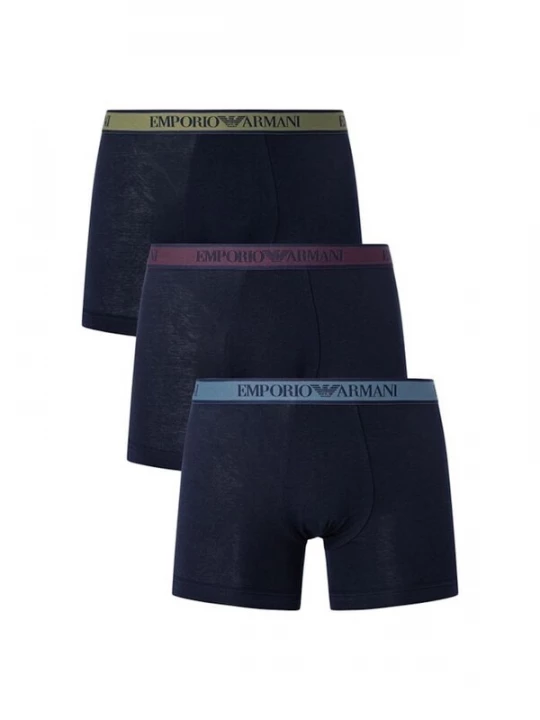 Obrázek produktu Emporio Armani Boxerky  marine modrá / světlemodrá / khaki / tmavě fialová
